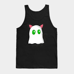 Cartoon Ghost Cat Tank Top